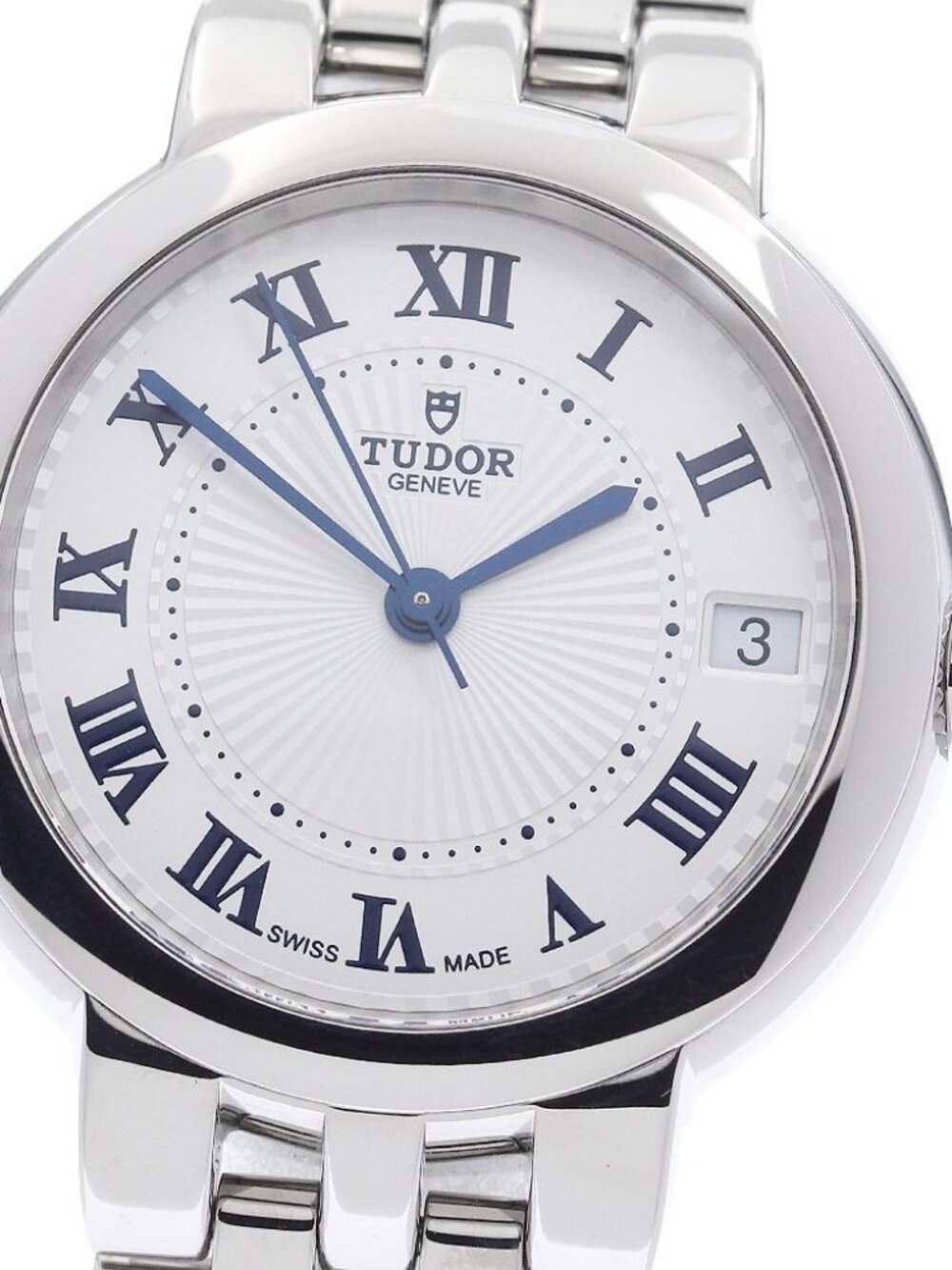 TUDOR Claire de Rose 35800 Date Silver Dial Automatic Boy's Watch
